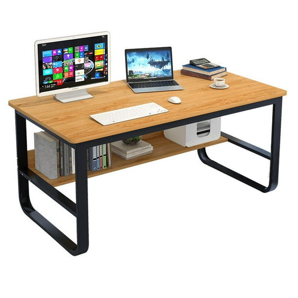 Simple Home Desk Student Writing Desktop Desk Modern Office Computer Shelf Desk